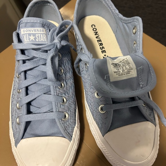 Converse Women's Blue Sneakers - Picture 5 of 9